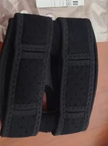 Foto de cliente usando rodillera